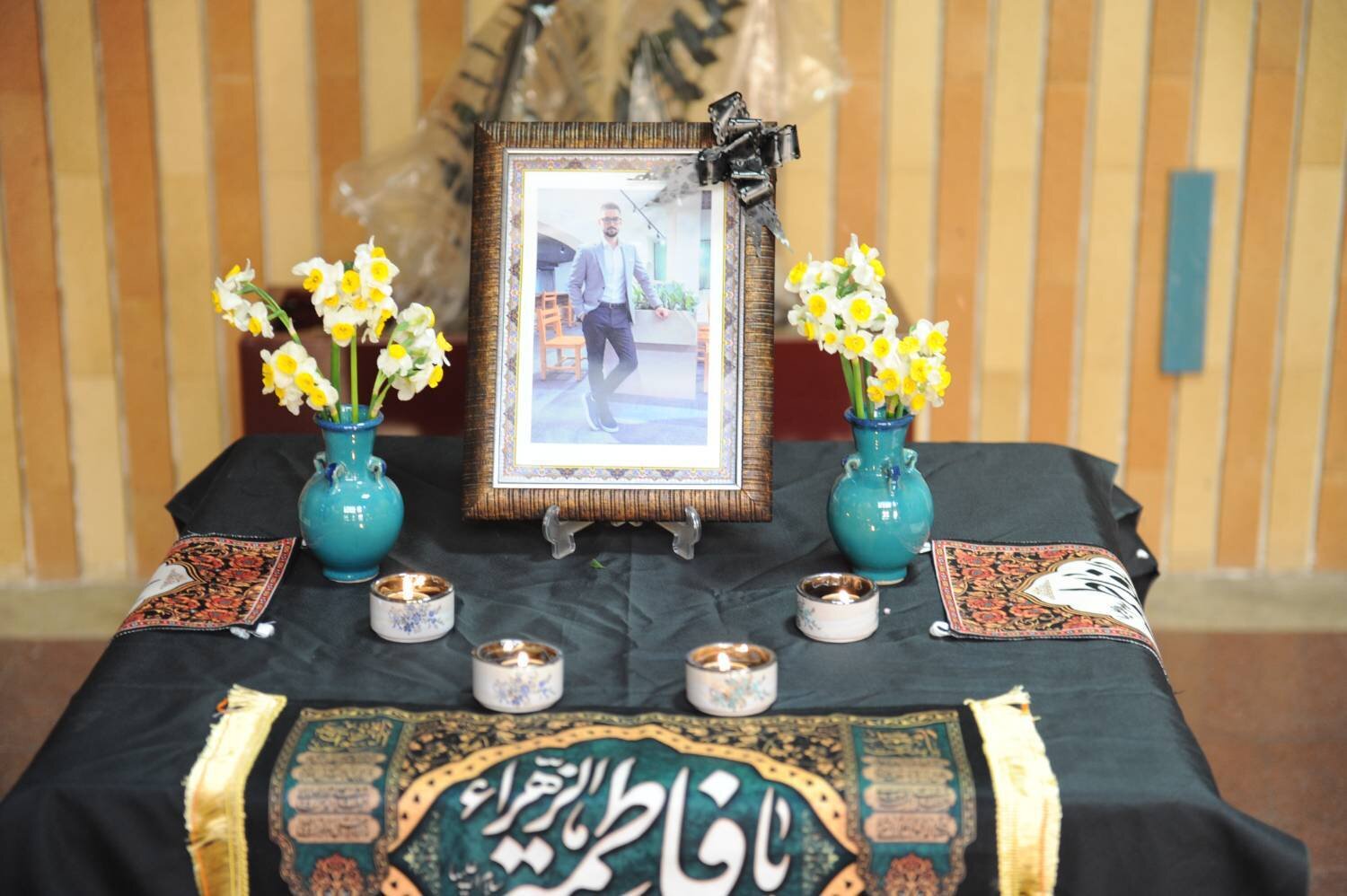 حضور خانواده مرحوم محمدمهدی محمدی در دانشگاه علم و صنعت ایران/ علت فوت در دست بررسی + تصاویر