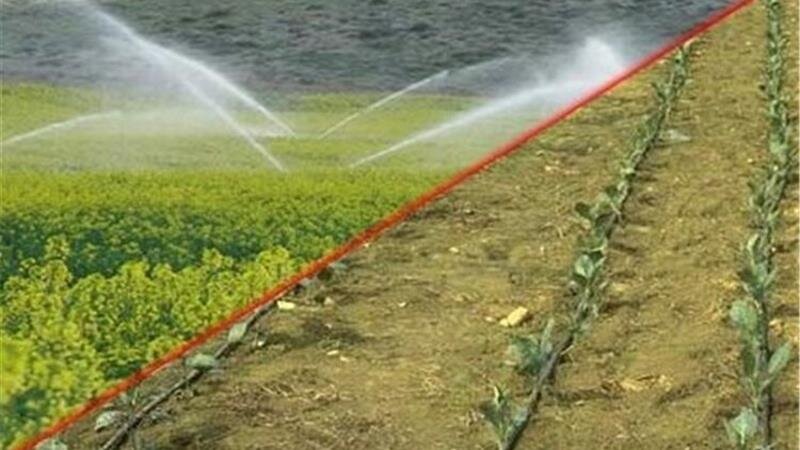 سهم سالانه ۳ هزار میلیاردی پروژههای آبیاری نوین از حمایتهای دولتی