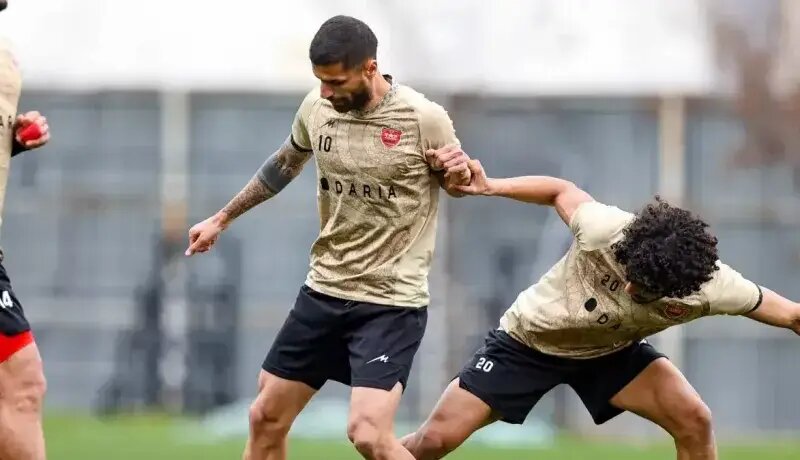صحنه دردناک شماره 10 پرسپولیس!