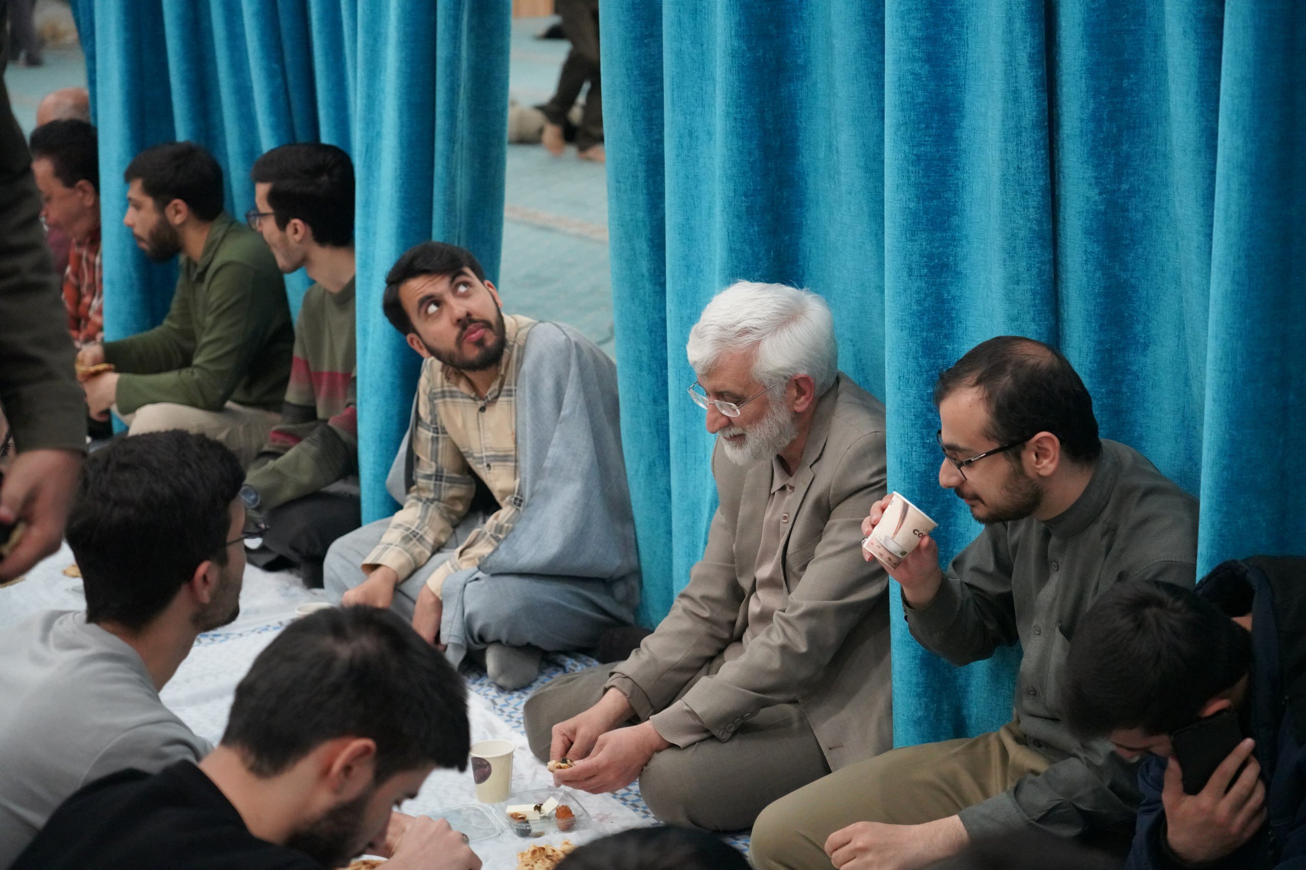 سعید جلیلی در افطاری دانشجویان دانشگاه شریف