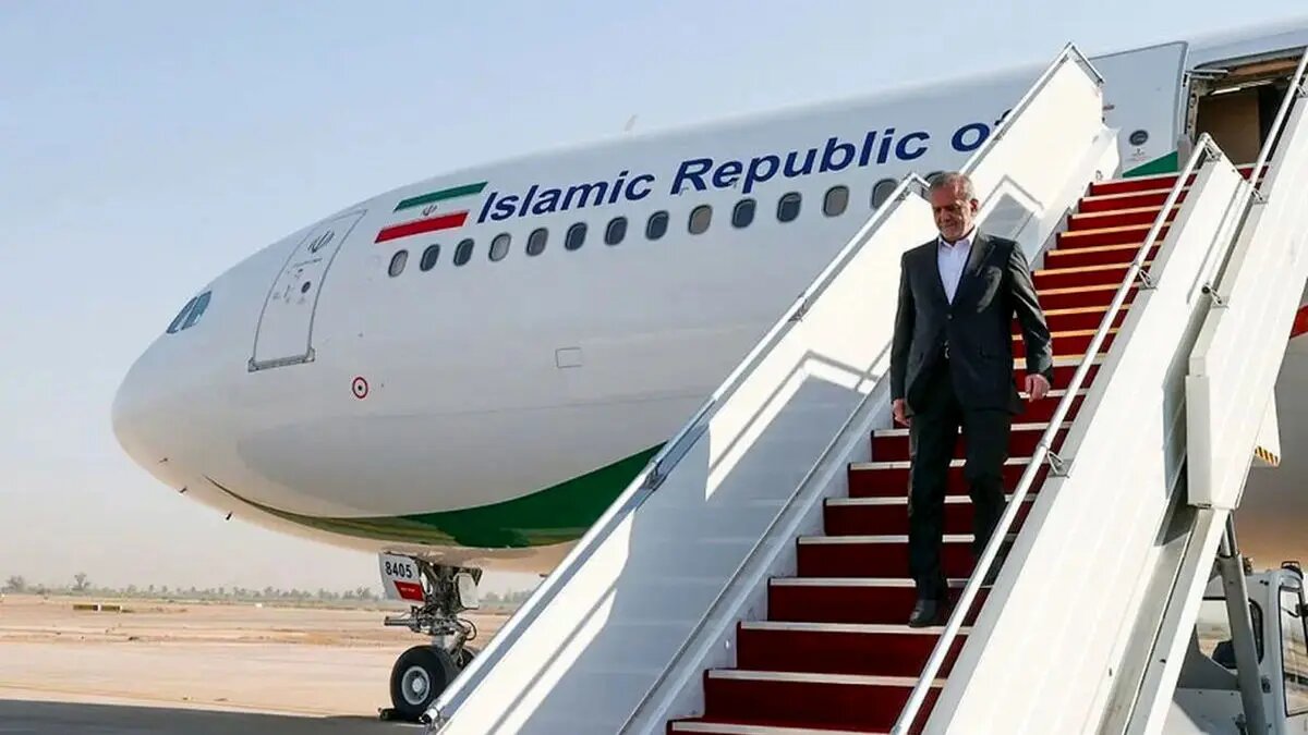پزشکیان جمهور وارد ساری شد