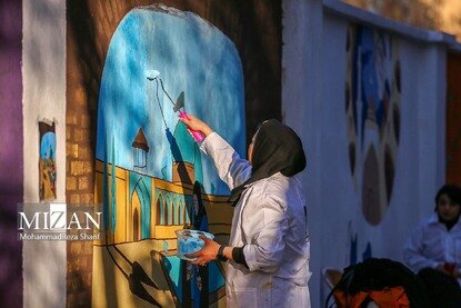 اجرای ۳۰ دیوارنگاره در آستانه نوروز - اصفهان