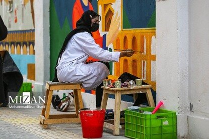 اجرای ۳۰ دیوارنگاره در آستانه نوروز - اصفهان