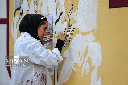 اجرای ۳۰ دیوارنگاره در آستانه نوروز - اصفهان