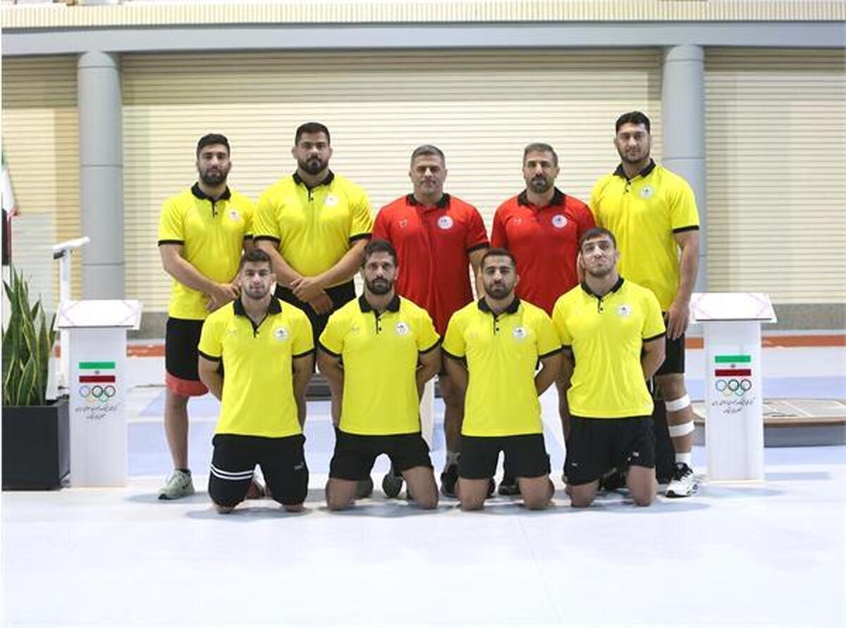 اعضای تیم ملی کشتی ساحلی تست دادند