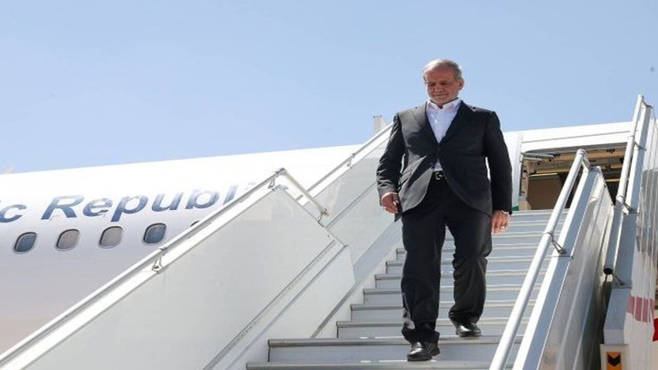 پزشکیان وارد مازندران شد