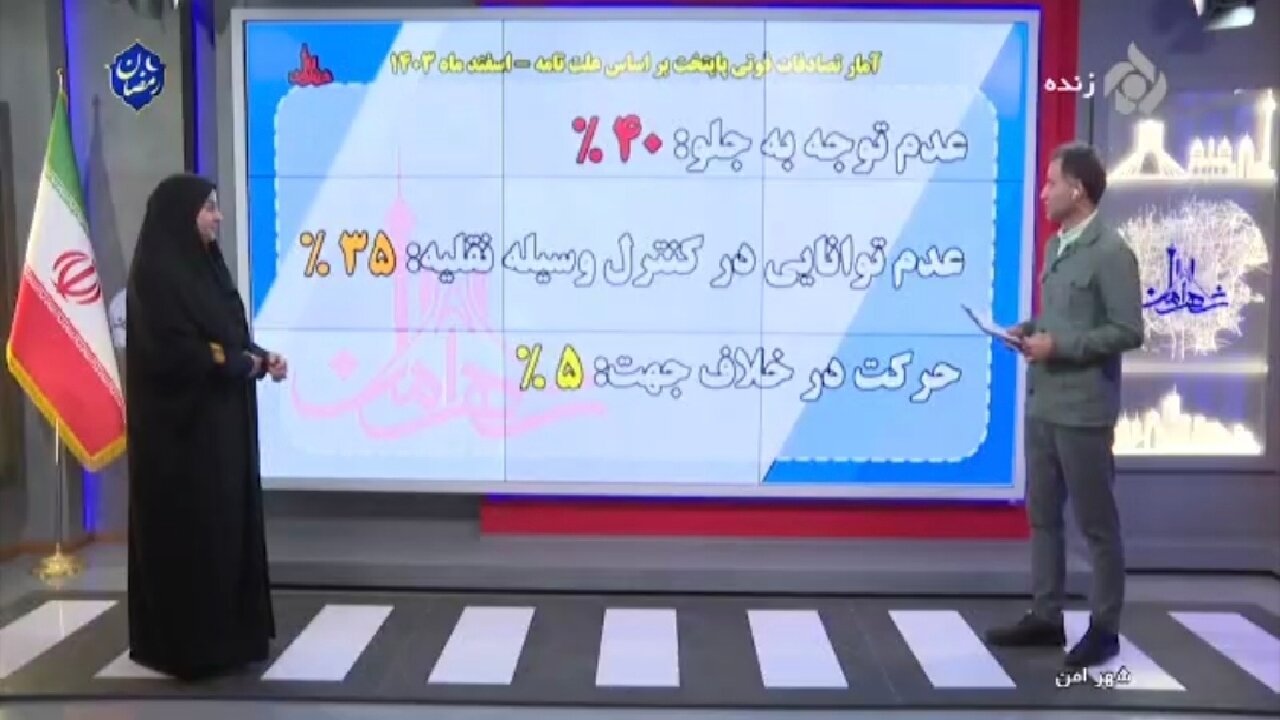 عواملی که باعث تصادفات فوتی پایتخت شدهاند + فیلم