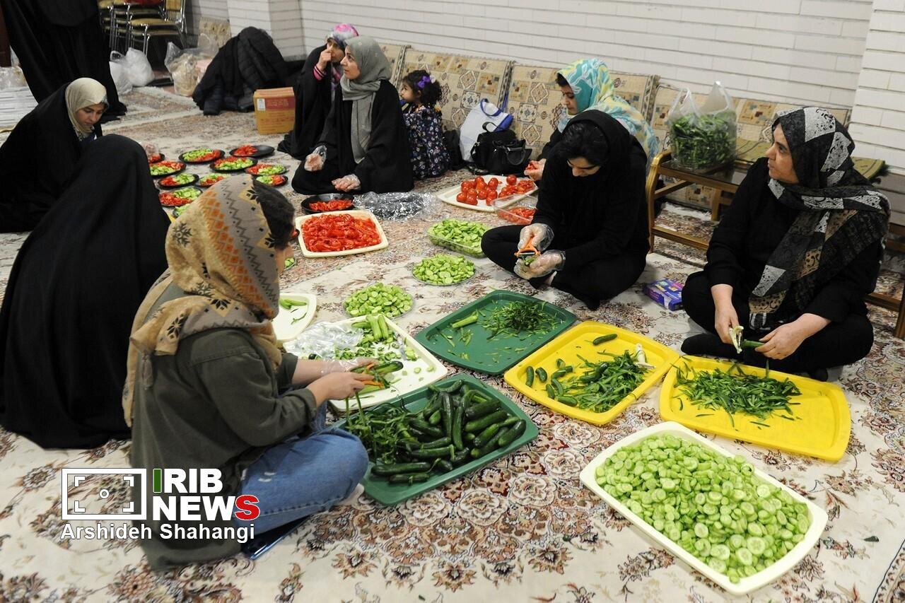 «کوچه افطاری» در ماه مبارک رمضان تهران