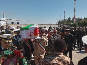 استقبال از پیکر شهید حامد سروآزاد در آبادان +عکس