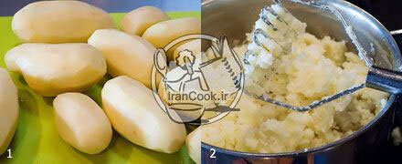 طرز تهیه کوکو سیب زمینی پاکستانی