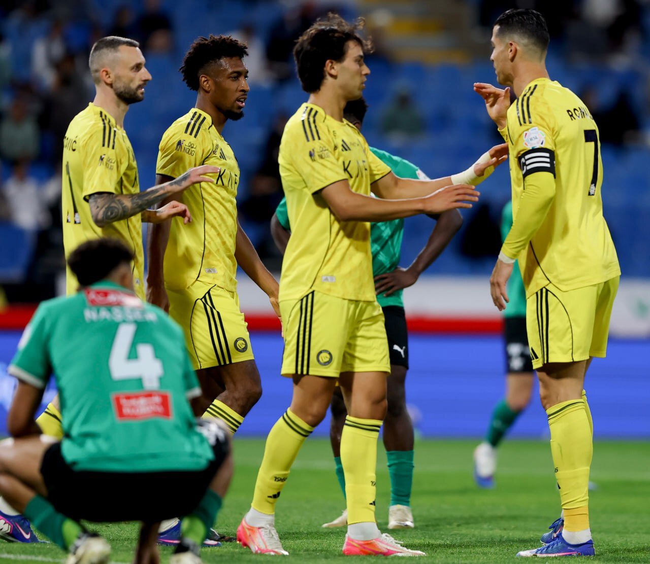 النصر با رونالدو بر تاج و تخت روشن نشست