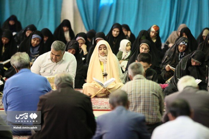 جمع‌خوانی قرآن کریم در حسینیه ثارالله کرمان