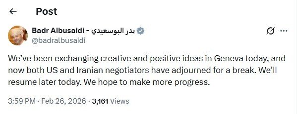 آخرین اخبار مذاکرات ایران و آمریکا/ عمان: مذکرات فنی هفته آینده در وین برگزار میشود/ بقایی: در حوزه هستهای و رفع تحریمها پیشنهادات مهم و عملیاتی مطرح شد