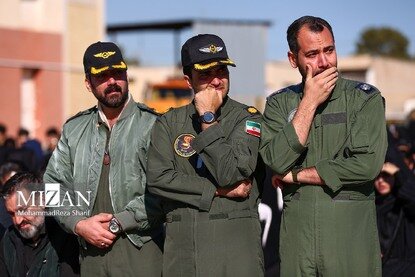 مراسم تشییع شهدای خلبان هوانیروز - اصفهان‎