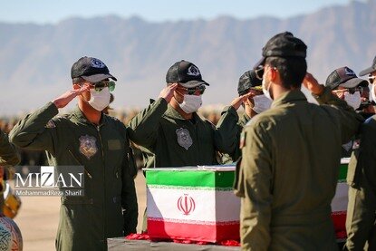 مراسم تشییع شهدای خلبان هوانیروز - اصفهان‎