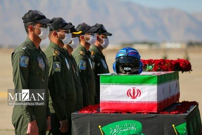 مراسم تشییع شهدای خلبان هوانیروز - اصفهان‎
