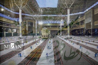 افطار در حرم کریمه اهل بیت (ع)