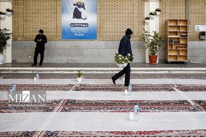 افطار در حرم کریمه اهل بیت (ع)
