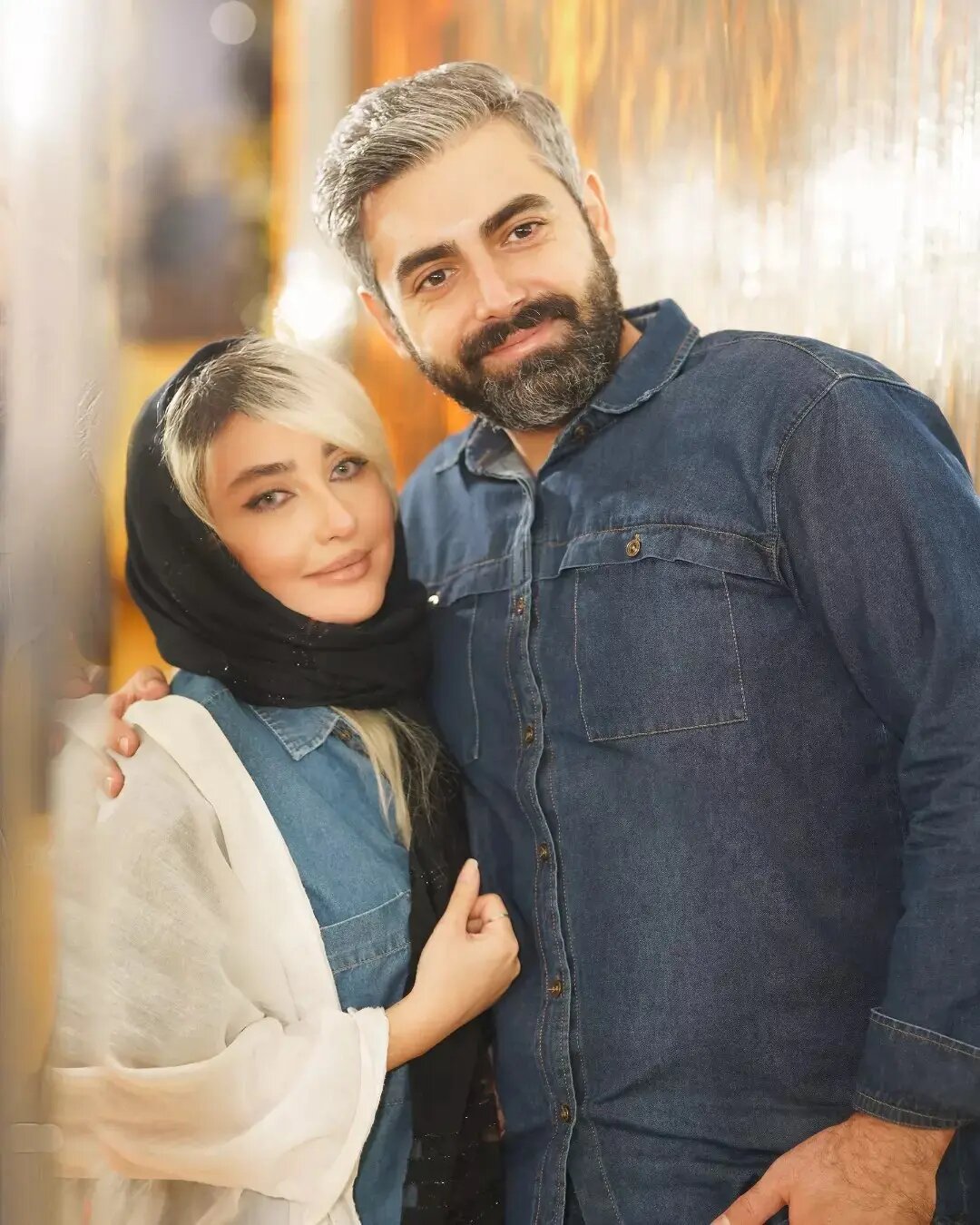 بازیگر سریال ساهره و همسرش در یک قاب عاشقانه