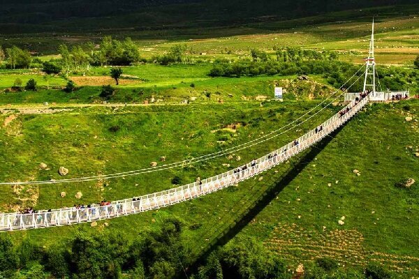 پل معلق مهریان یاسوج در انتظار تعیین حریم
