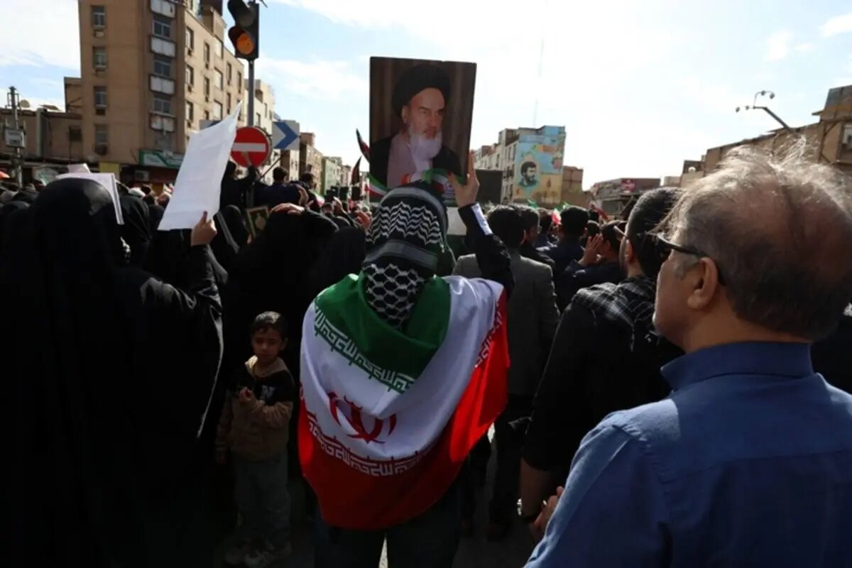 اهوازیها در سوگ رهبر شهید انقلاب به خیابانها آمدند