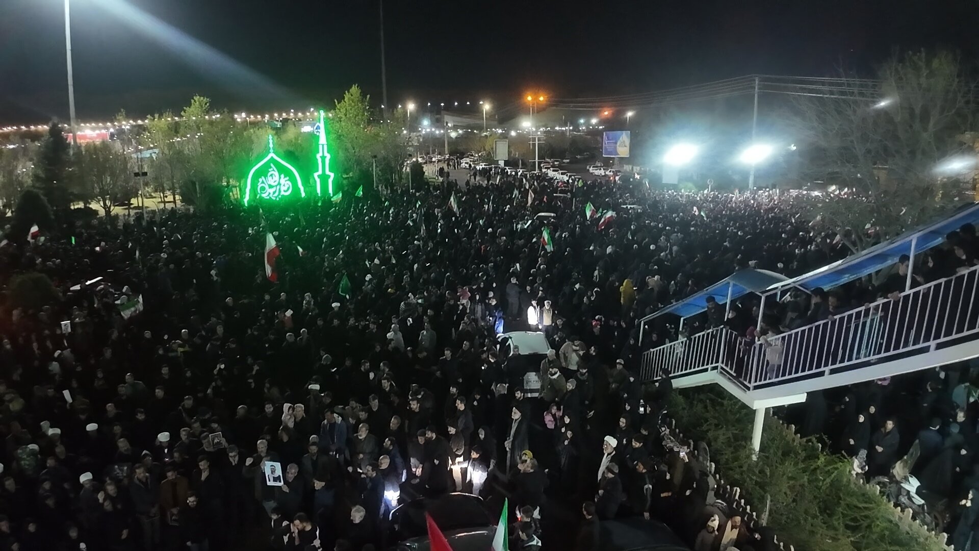 بانگ خونخواهی رهبر شهید در قم طنین انداز شد+فیلم