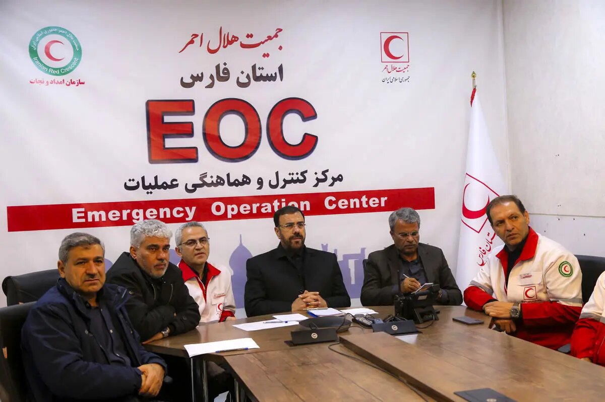انجام ۳۶ عملیات امدادی جمعیت هلال احمر از ابتدای جنگ در فارس/ ذخیره دارویی استان مطلوبی است
