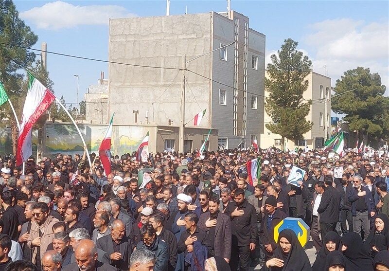 شهید امیر سرتیپ محمدباقر کاظمی‌مقدم در گناباد تشییع شد