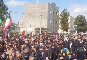 شهید امیر سرتیپ محمدباقر کاظمی‌مقدم در گناباد تشییع شد
