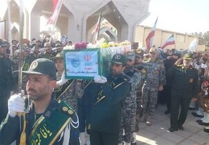 شهید امیر سرتیپ محمدباقر کاظمی‌مقدم در گناباد تشییع شد