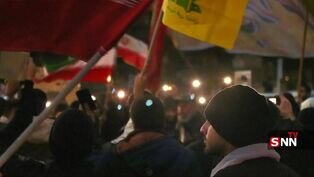 تجمع دانشجویان دانشگاه آزاد اسلامی مشهد مقدس در محکومیت جنایات صهیونیستی آمریکایی به خاک کشورمان