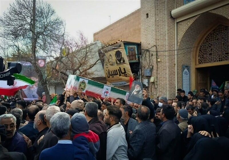 تشییع پیکر شهید حملات آمریکایی- صهیونیستی در سبزوار
