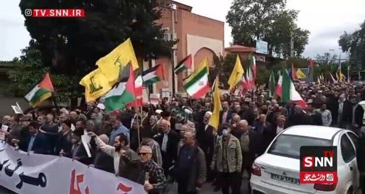 تشییع باشکوه خلبان شهید «مهدی عالی» در گرگان+فیلم