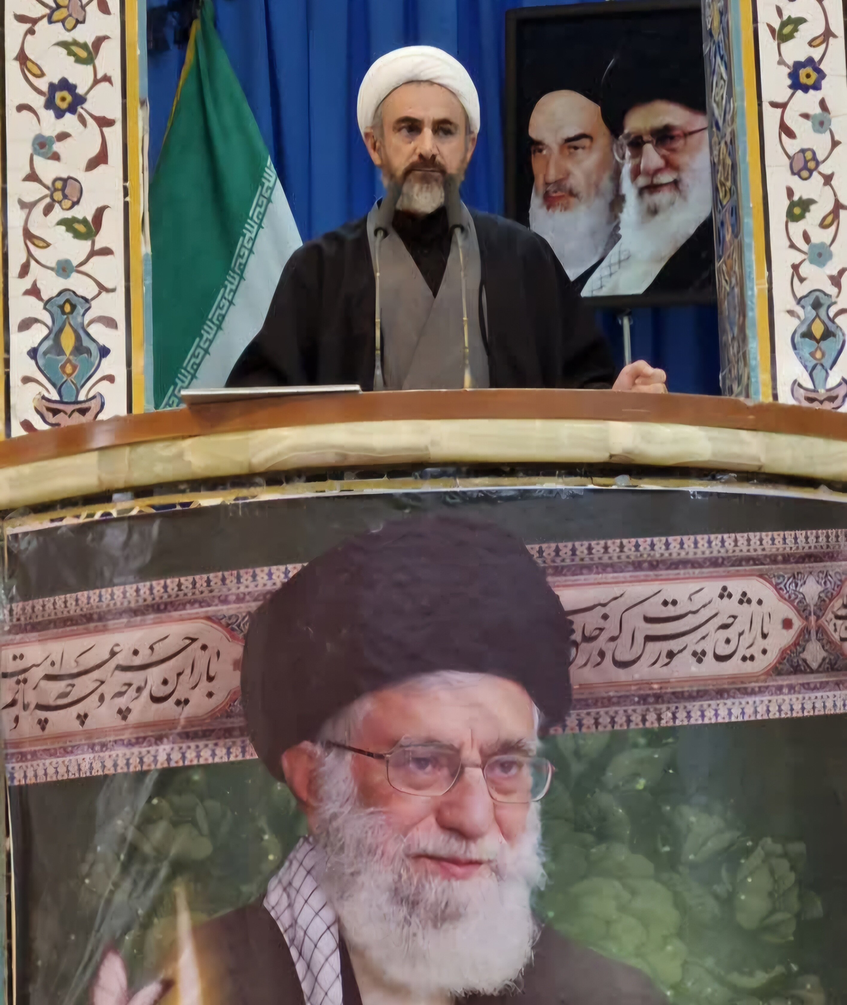 امام جمعه ایلام: انتقام خون رهبر شهید را می‌گیریم / این پرچم بر زمین نمی ماند
