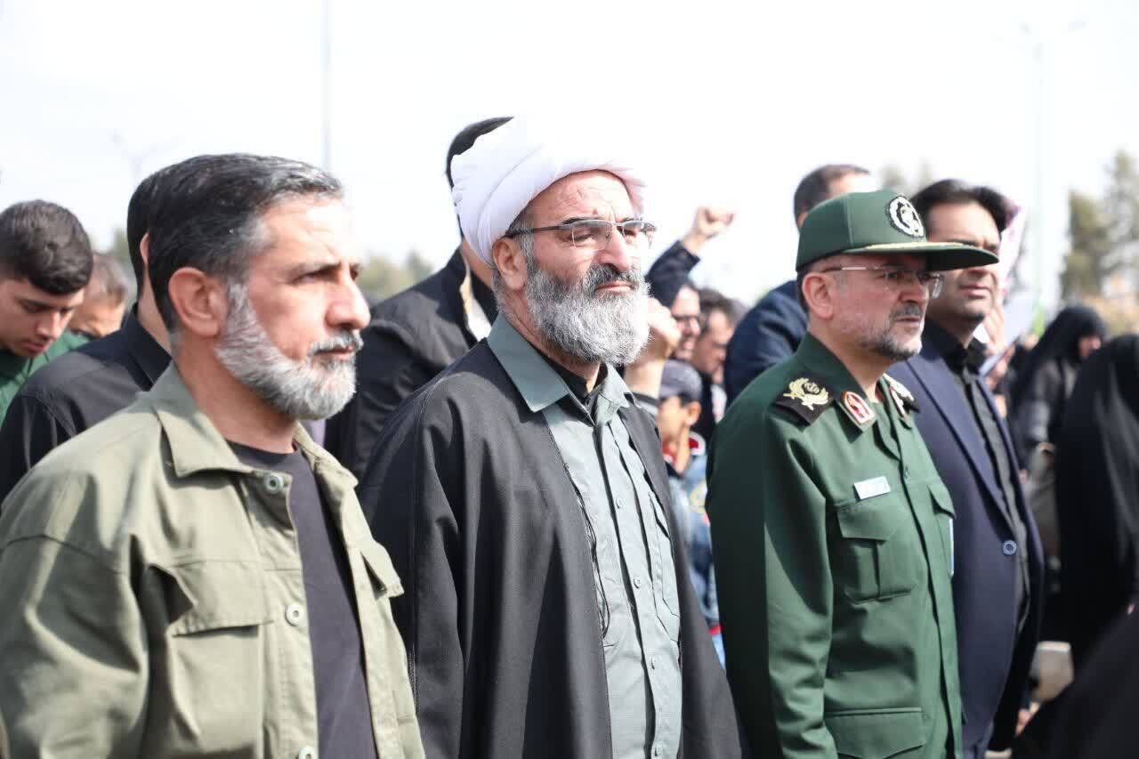 راهپیمایی مردم سمنان در محکومیت جنایات دشمن