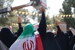 تشییع باشکوه پیکر شهید محمدباقر کاظمی‌مقدم در گناباد + عکس