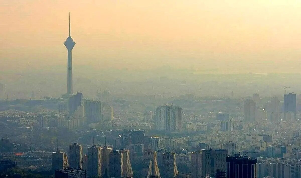 آلودگی هوای شهر تهران در پی حملات اخیر آمریکایی ـ صهیونی