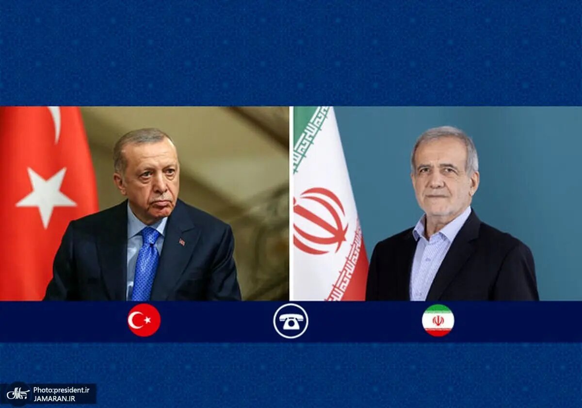 گفتگوی تلفنی مسعود پزشکیان با رجب طیب اردوغان