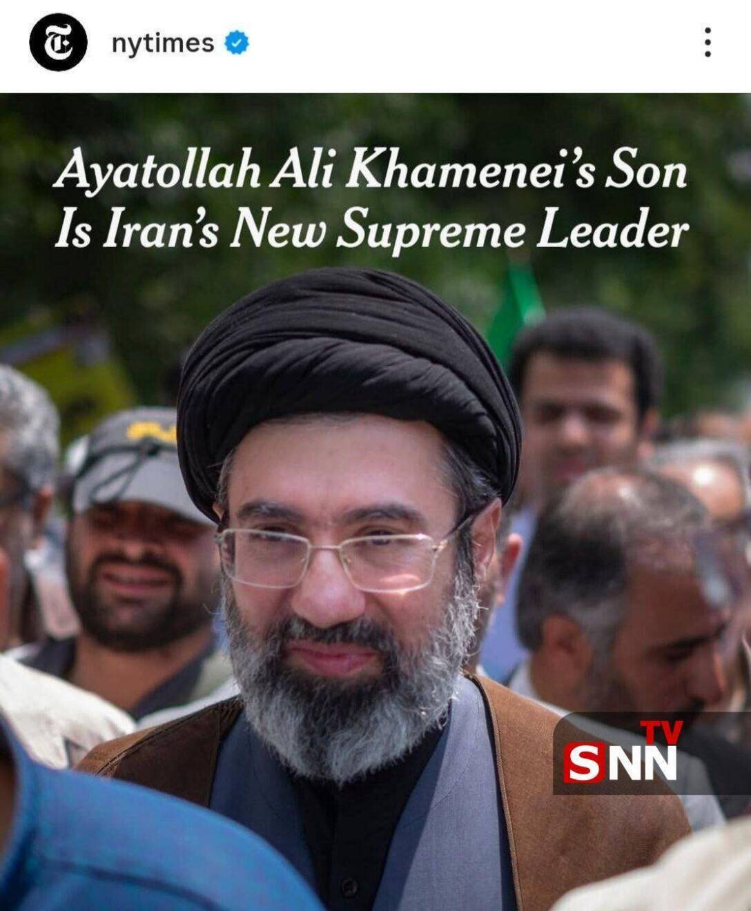 بازتاب انتشار خبر انتخاب حضرت آیت الله سید مجتبی خامنه‌ای به عنوان سومین رهبر انقلاب اسلامی + عکس