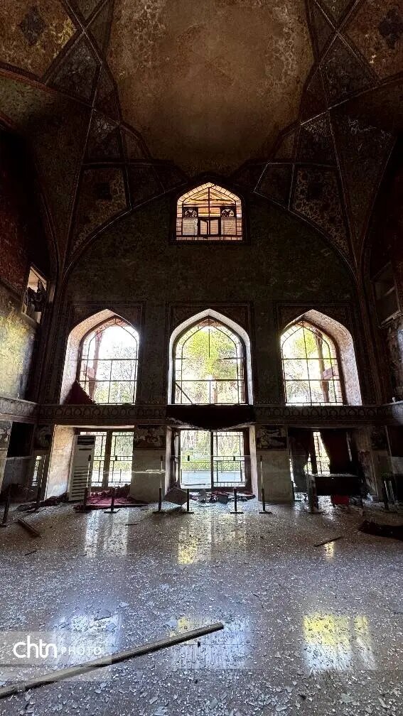 مجموعه جهانی کاخ چهل‌ستون و چند بنای شاخص دولتخانه صفوی آسیب دید