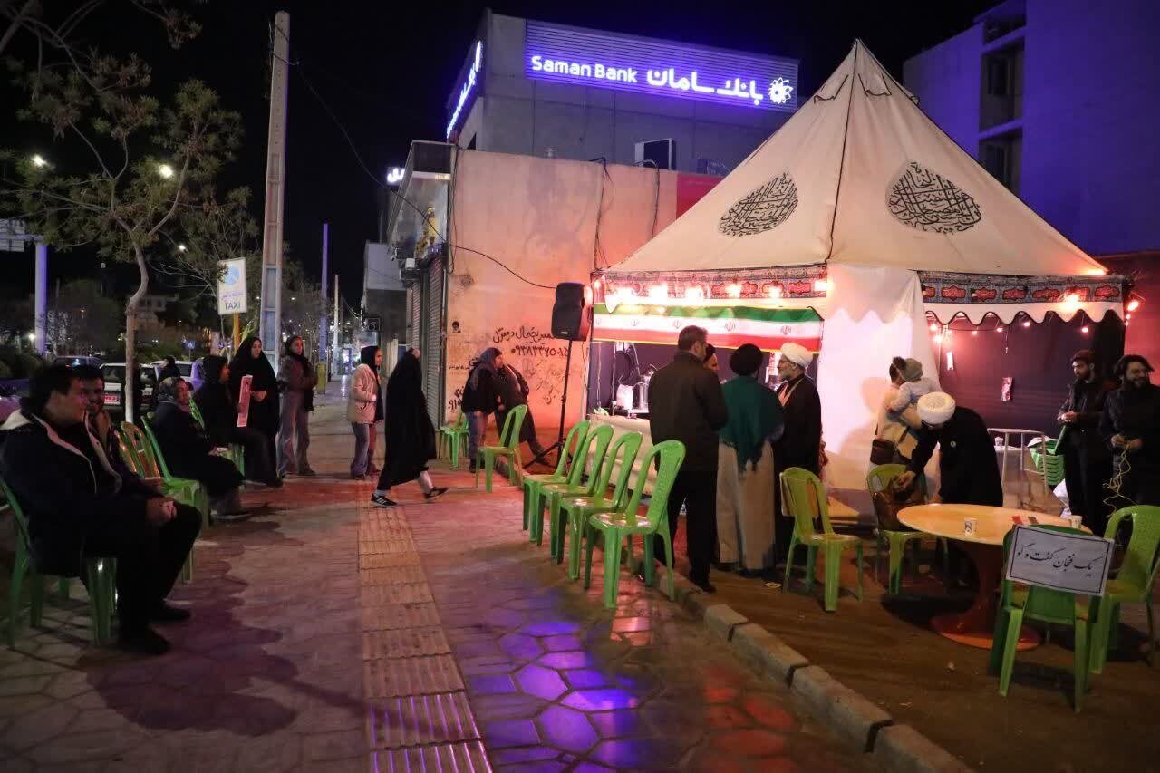 برپایی مواکب عزا در سطح شهر سمنان+ تصاویر