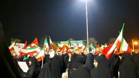 عشق و وفاداری در خشت؛ سوگواری برای شهید امام خامنه‌ای و تجدید بیعت با رهبر انقلاب + ویدیو