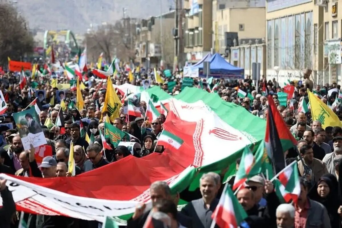 آغاز راهپیمایی روز جهانی قدس در سنندج + فیلم