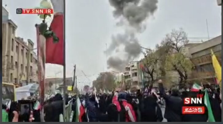 حمله به راهپیمایی روز قدس تهران و واکنش مردم+ فیلم