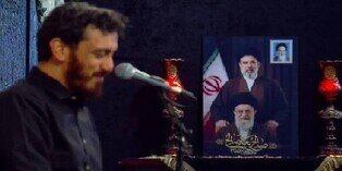وداع عاشقانه زائران حرم رضوی با پیکر سردار شهید محمد شیرازی در سحرگاه رمضان+عکس
