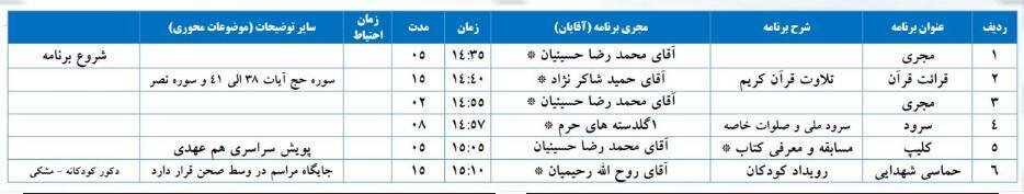 ویژه‌برنامه‌های تحویل سال ۱۴۰۵ در حرم مطهر امام رضا (ع) اعلام شد + جدول برنامه‌ها