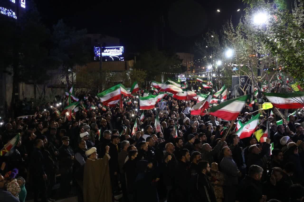 اجتماع بزرگ مردمی شبهای اقتدار شهرستان سمنان از دریچه دوربین