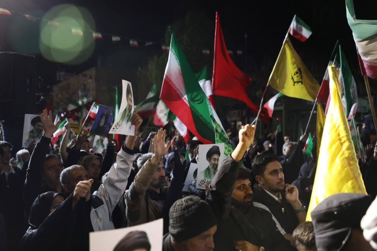 اجتماع بزرگ مردمی شبهای اقتدار شهرستان سمنان از دریچه دوربین