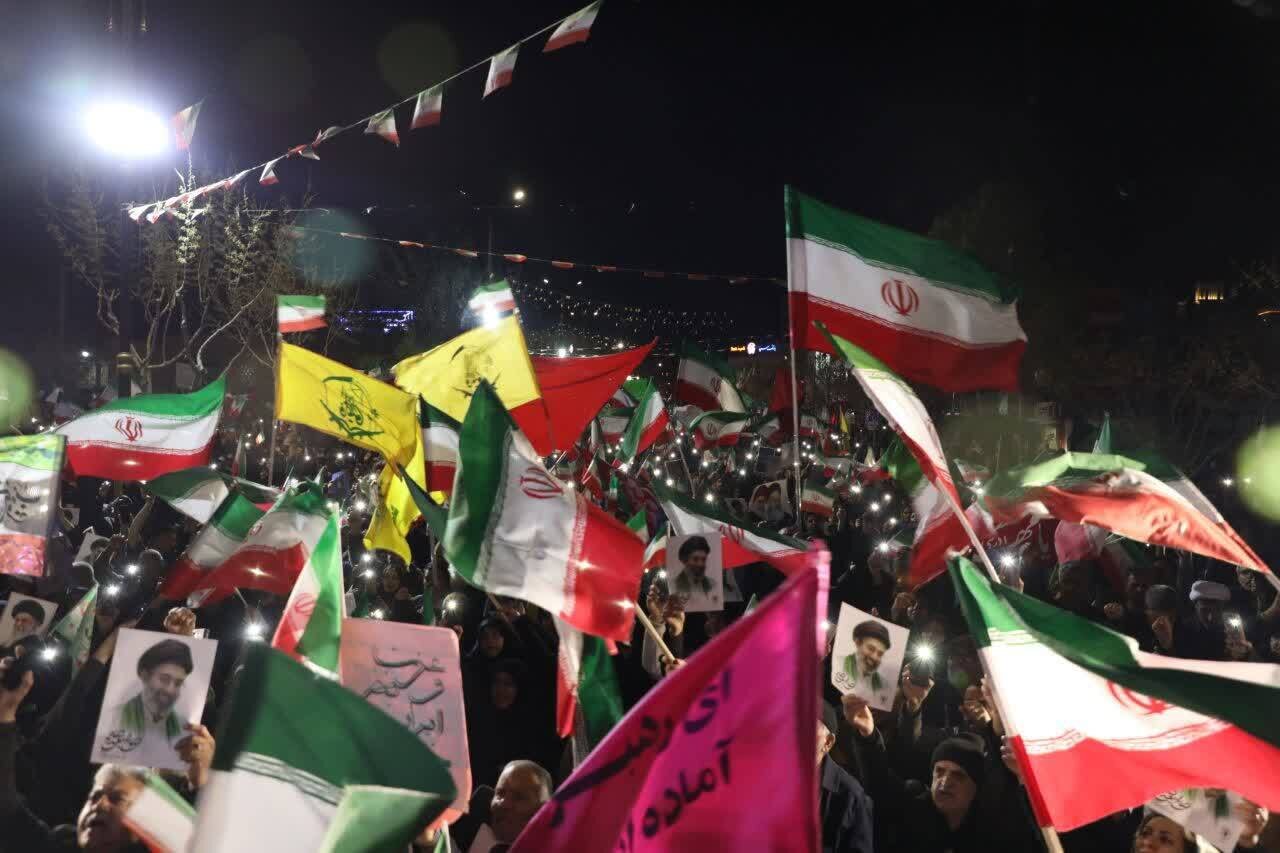 اجتماع بزرگ مردمی شبهای اقتدار شهرستان سمنان از دریچه دوربین