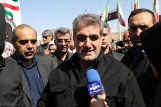 تشییع باشکوه پیکر مطهر شهدای حمله جنایتکارانه آمریکایی- صهیونیستی به شهرستان سمنان+ تصاویر